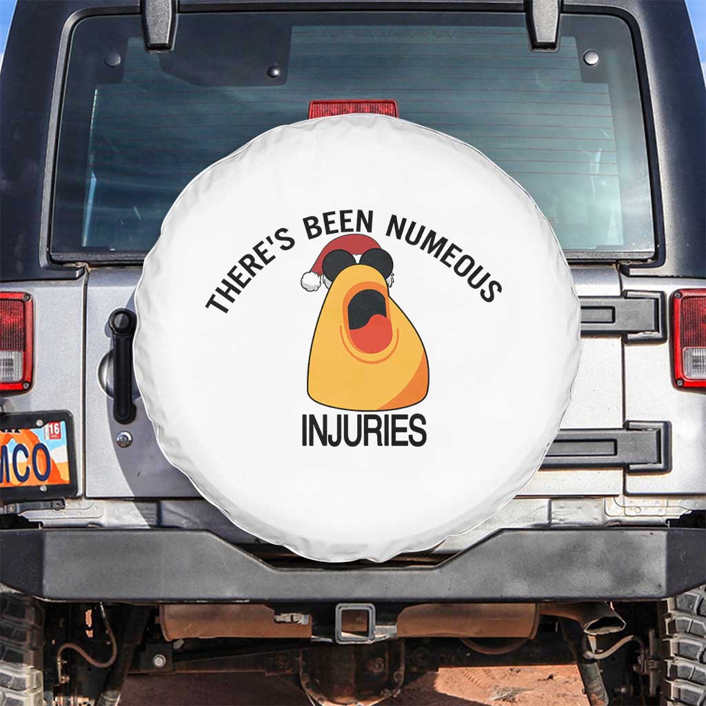 Marcus The Worm Christmas Meme Spare Tire Cover There Is Been Numeous Injuries TS14 No hole White Print Your Wear