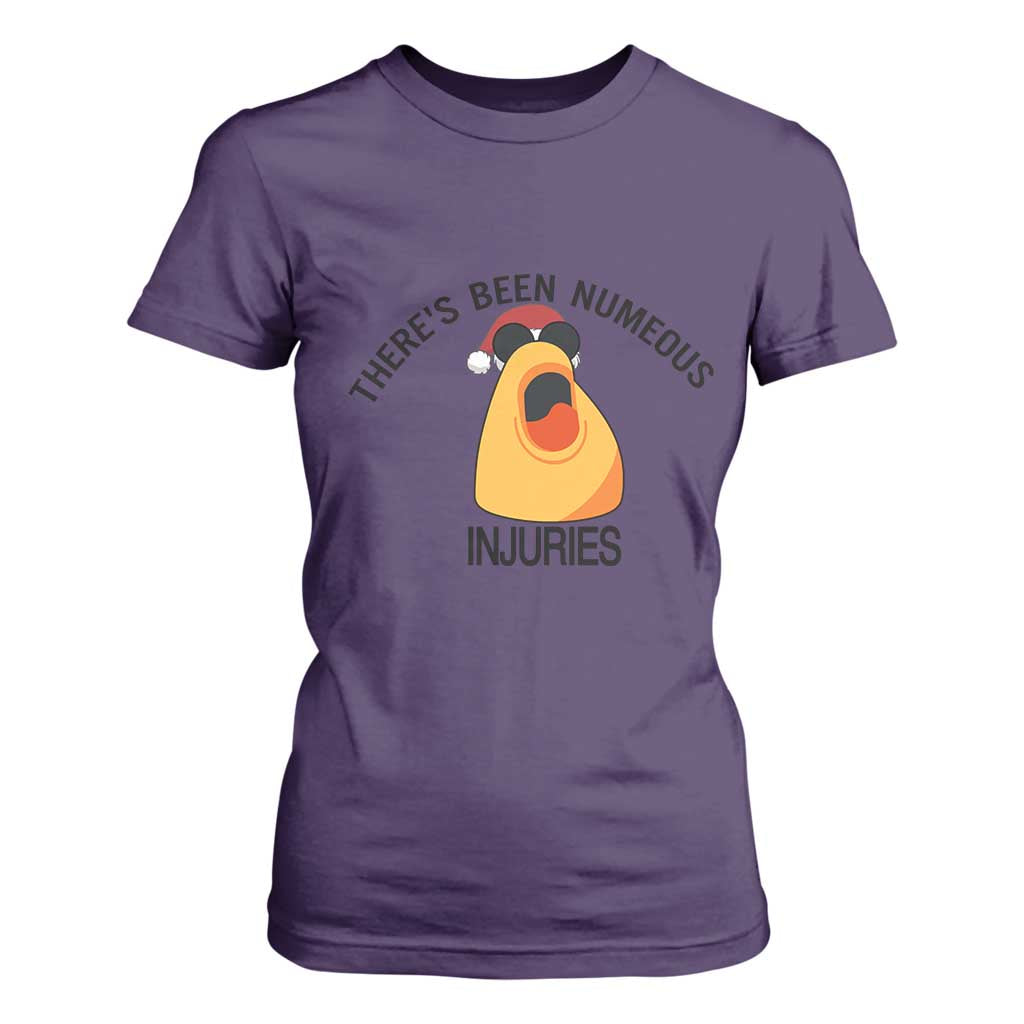 Marcus The Worm Christmas Meme T Shirt For Women There Is Been Numeous Injuries TS14 Purple Print Your Wear