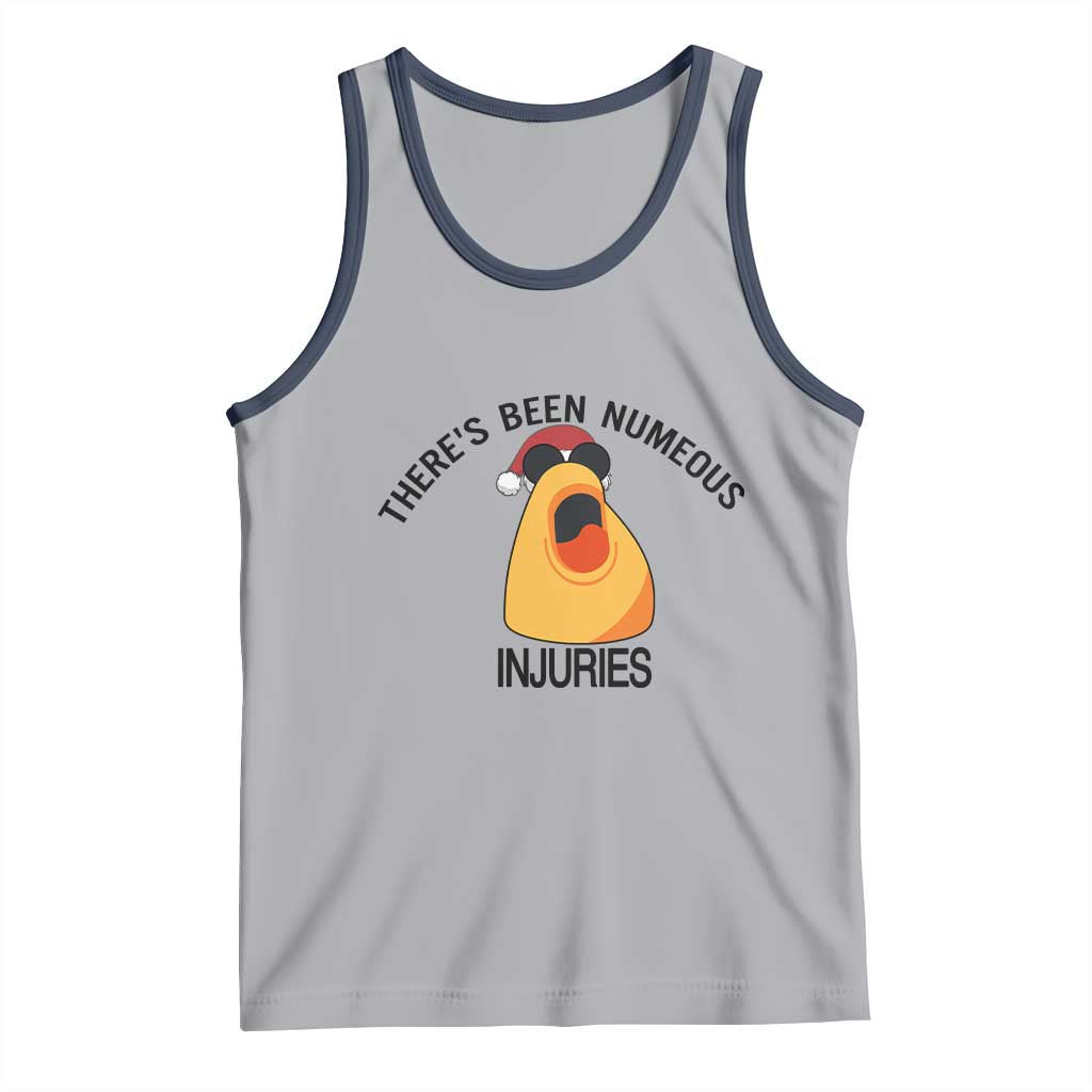 Marcus The Worm Christmas Meme Tank Top There Is Been Numeous Injuries TS14 Athletic Heather Navy Print Your Wear