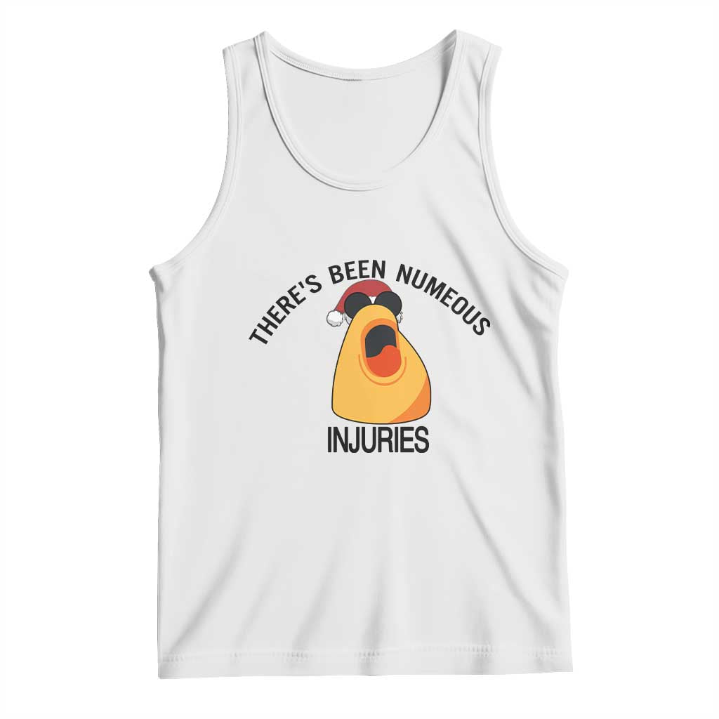 Marcus The Worm Christmas Meme Tank Top There Is Been Numeous Injuries TS14 White Print Your Wear