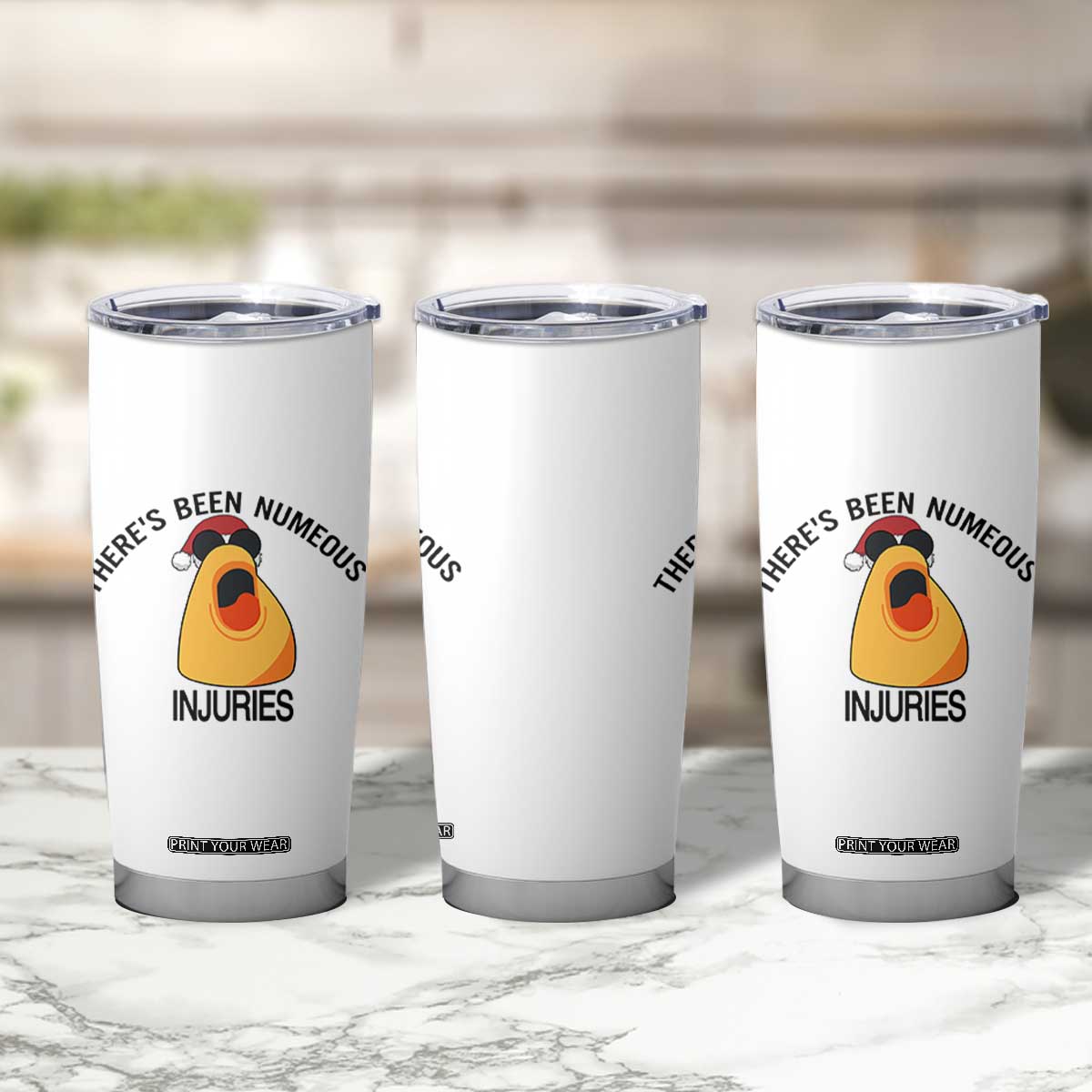 Marcus The Worm Christmas Meme Tumbler Cup There Is Been Numeous Injuries TS14 Print Your Wear