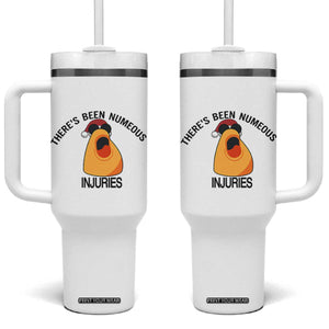 Marcus The Worm Christmas Meme Tumbler With Handle There Is Been Numeous Injuries TS14 One Size: 40 oz White Print Your Wear