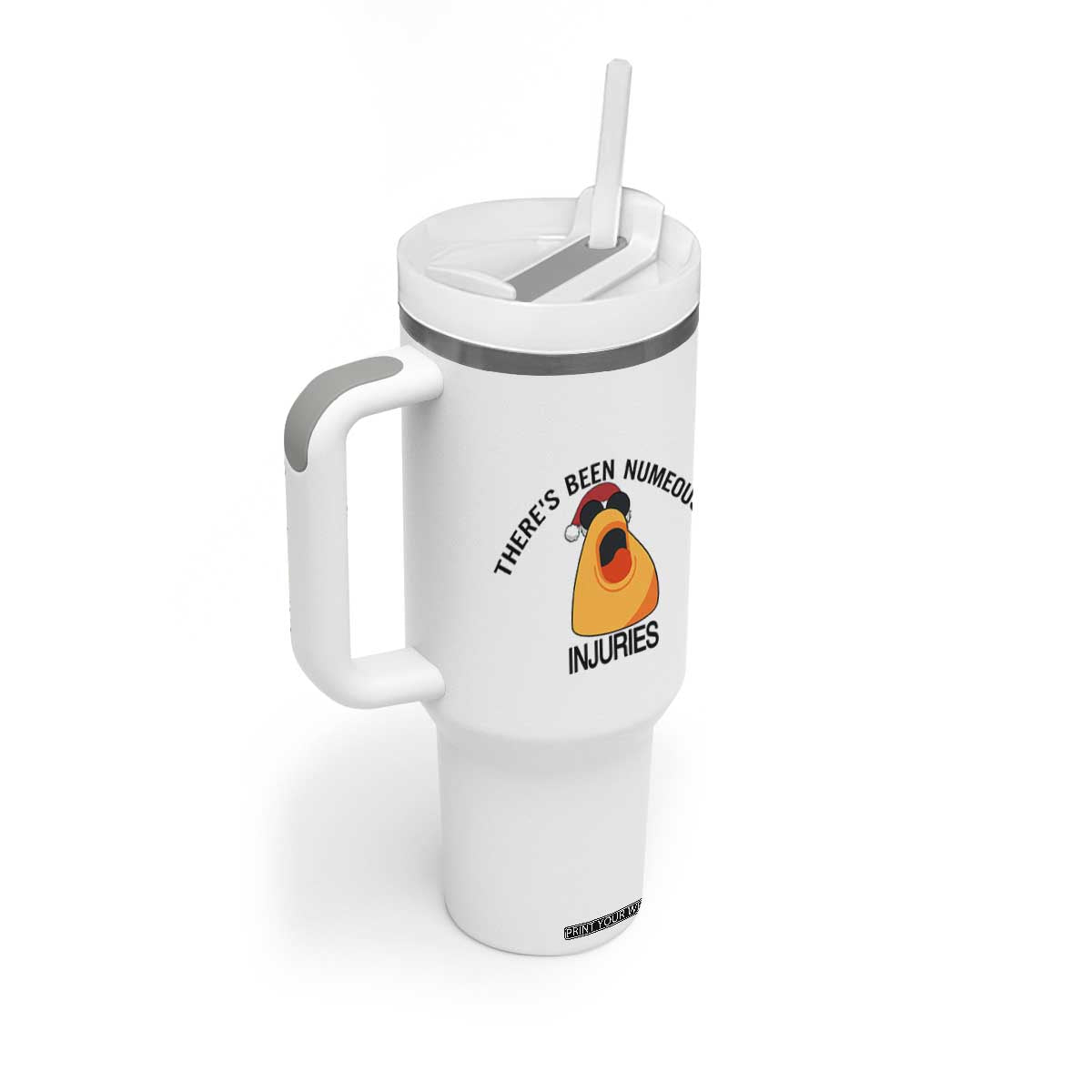 Marcus The Worm Christmas Meme Tumbler With Handle There Is Been Numeous Injuries TS14 Print Your Wear