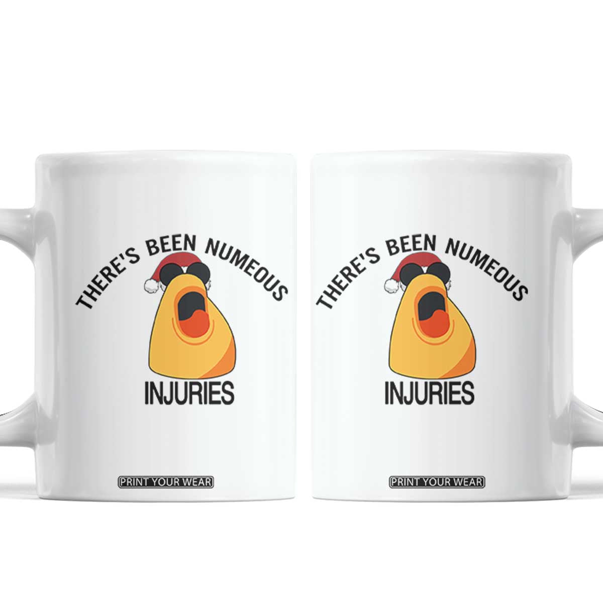 Marcus The Worm Christmas Meme Coffee Mug There Is Been Numeous Injuries TS14 White Print Your Wear