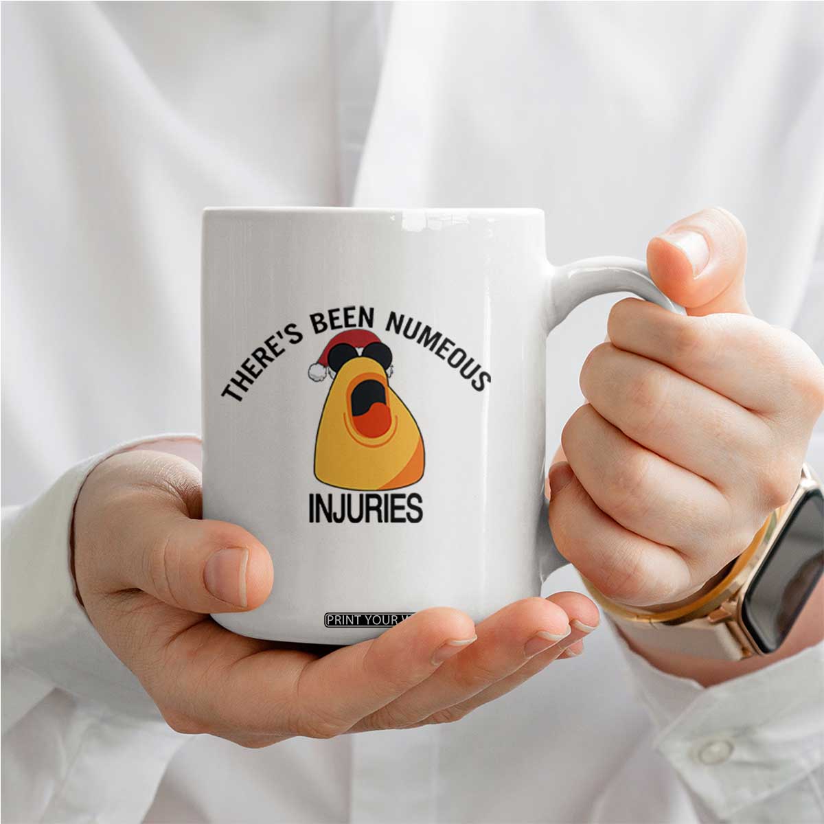 Marcus The Worm Christmas Meme Coffee Mug There Is Been Numeous Injuries TS14 Print Your Wear