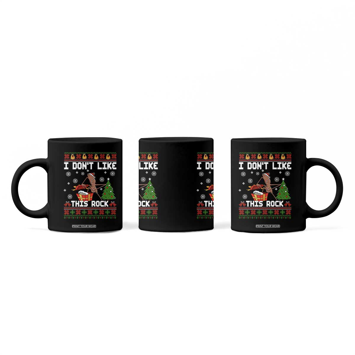 Marcus The Worm Christmas Meme Coffee Mug I Do Not Like This Rock TS14 Print Your Wear