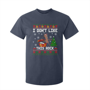 Marcus The Worm Christmas Meme T Shirt For Kid I Do Not Like This Rock TS14 Navy Print Your Wear