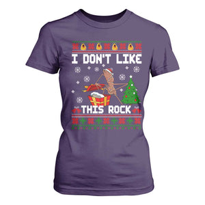 Marcus The Worm Christmas Meme T Shirt For Women I Do Not Like This Rock TS14 Purple Print Your Wear
