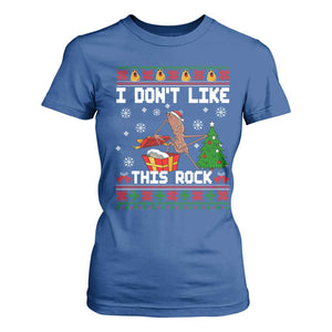 Marcus The Worm Christmas Meme T Shirt For Women I Do Not Like This Rock TS14 Royal Blue Print Your Wear
