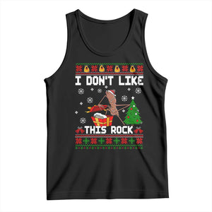 Marcus The Worm Christmas Meme Tank Top I Do Not Like This Rock TS14 Black Print Your Wear