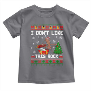Marcus The Worm Christmas Meme Toddler T Shirt I Do Not Like This Rock TS14 Charcoal Print Your Wear