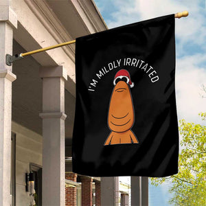 Marcus The Worm Christmas Meme Garden Flag I Am Mildly Irritated TS14 Print Your Wear