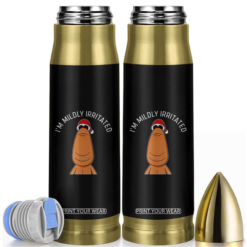Marcus The Worm Christmas Meme Bullet Tumbler I Am Mildly Irritated TS14 Black Print Your Wear