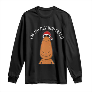 Marcus The Worm Christmas Meme Long Sleeve Shirt I Am Mildly Irritated TS14 Black Print Your Wear