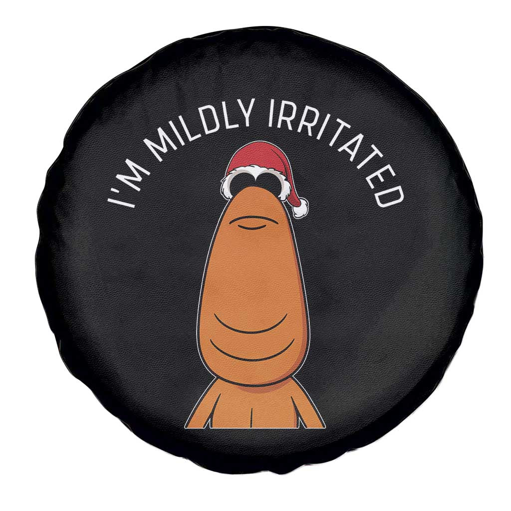 Marcus The Worm Christmas Meme Spare Tire Cover I Am Mildly Irritated TS14 Print Your Wear