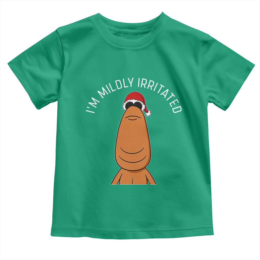 Marcus The Worm Christmas Meme Toddler T Shirt I Am Mildly Irritated TS14 Irish Green Print Your Wear