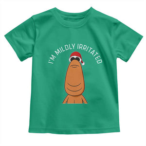 Marcus The Worm Christmas Meme Toddler T Shirt I Am Mildly Irritated TS14 Irish Green Print Your Wear