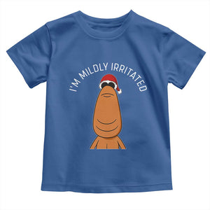 Marcus The Worm Christmas Meme Toddler T Shirt I Am Mildly Irritated TS14 Royal Blue Print Your Wear