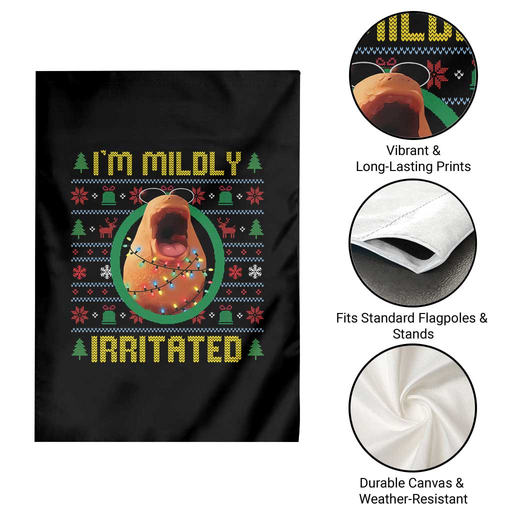 Marcus The Worm Christmas Meme Garden Flag Funny Brain Rot Xmas TS14 Print Your Wear