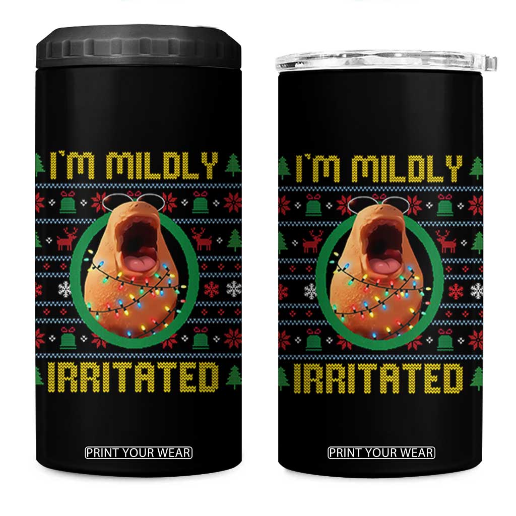 Marcus The Worm Christmas Meme 4 in 1 Can Cooler Tumbler Funny Brain Rot Xmas TS14 One Size: 16 oz Black Print Your Wear