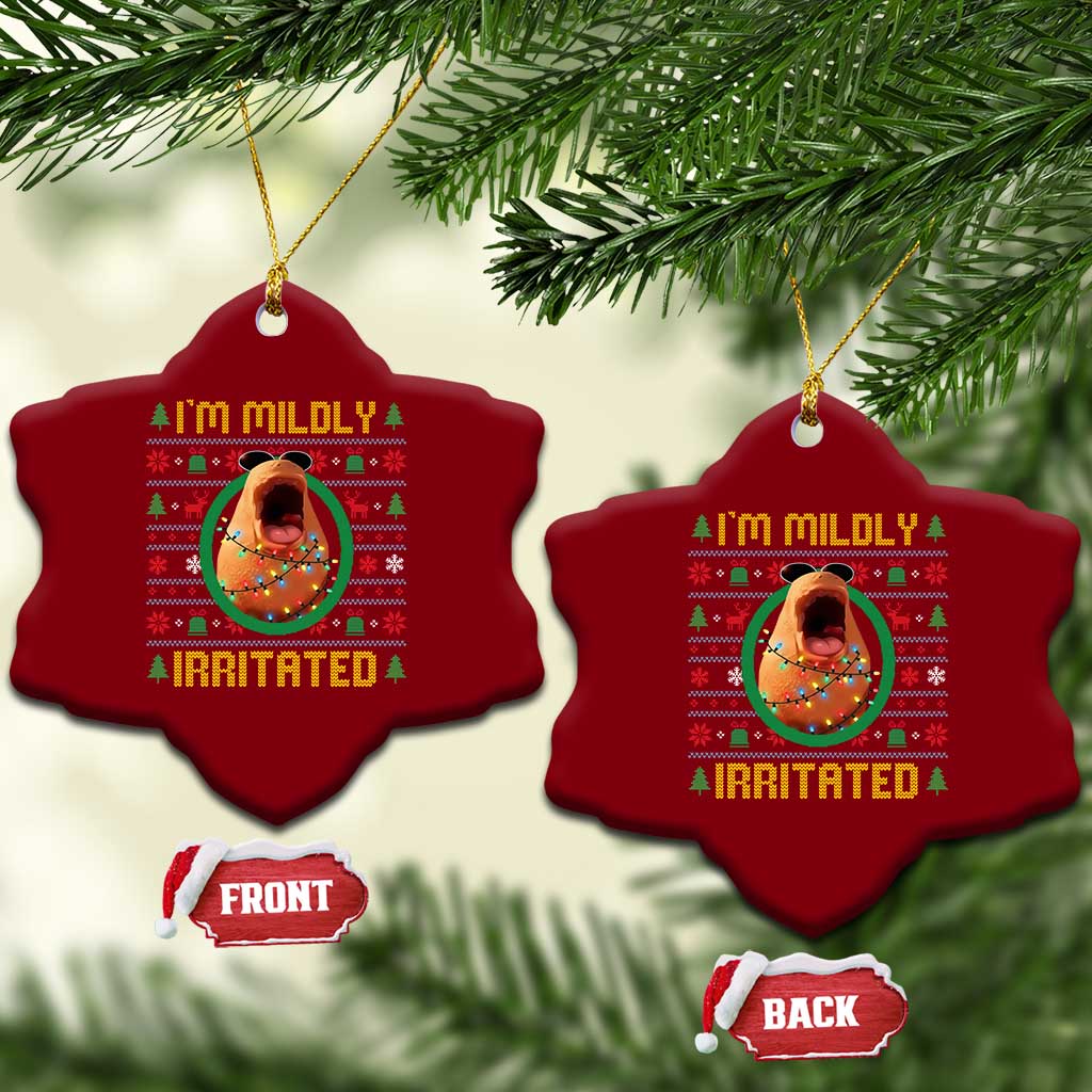 Marcus The Worm Christmas Meme Ceramic Ornament Funny Brain Rot Xmas TS14 Print Your Wear
