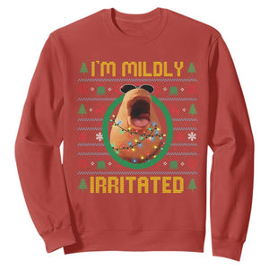 Marcus The Worm Christmas Meme Sweatshirt Funny Brain Rot Xmas TS14 Red Print Your Wear