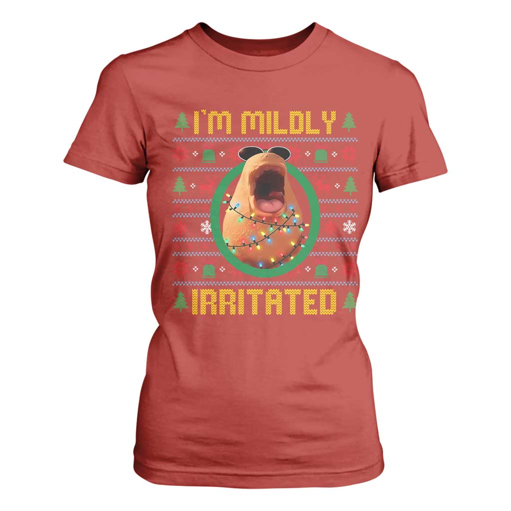 Marcus The Worm Christmas Meme T Shirt For Women Funny Brain Rot Xmas TS14 Red Print Your Wear