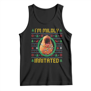 Marcus The Worm Christmas Meme Tank Top Funny Brain Rot Xmas TS14 Black Print Your Wear