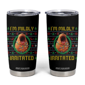 Marcus The Worm Christmas Meme Tumbler Cup Funny Brain Rot Xmas TS14 Black Print Your Wear