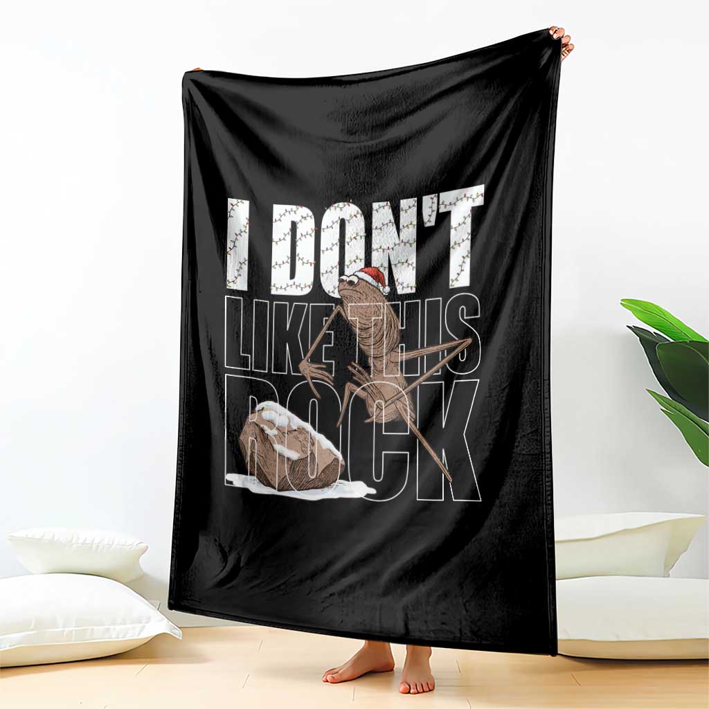 Marcus The Worm Christmas Meme Throw Blanket Funny Brain Rot Gen Z TS14 Print Your Wear