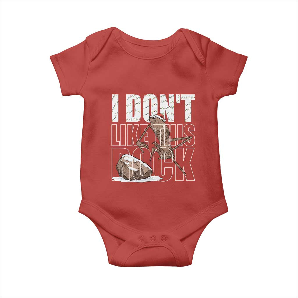 Marcus The Worm Christmas Meme Baby Onesie Funny Brain Rot Gen Z TS14 Red Print Your Wear