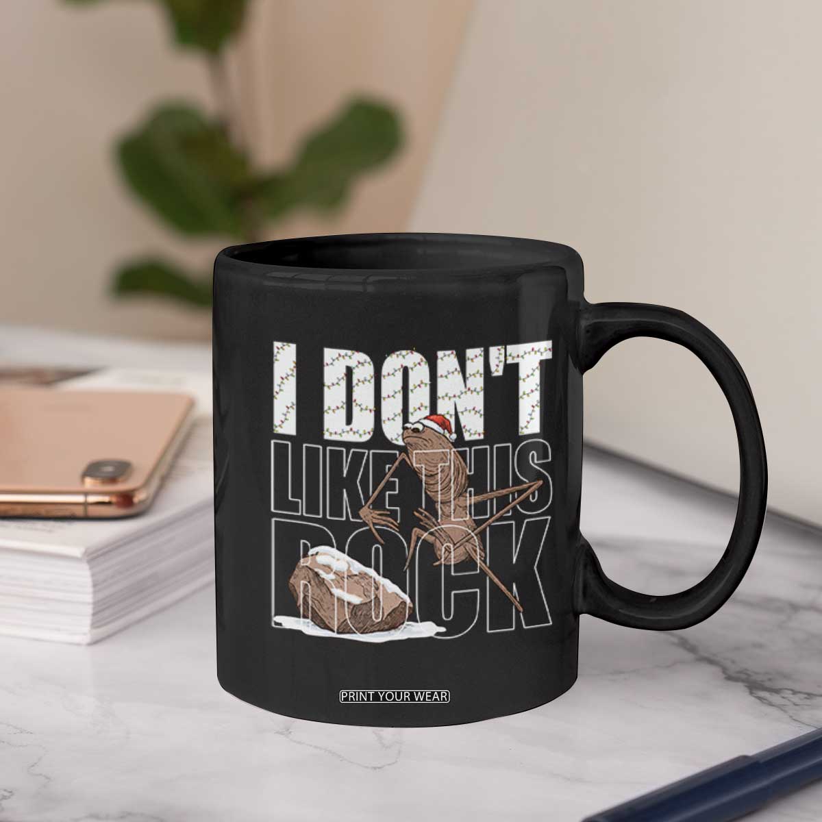 Marcus The Worm Christmas Meme Coffee Mug Funny Brain Rot Gen Z TS14 Print Your Wear