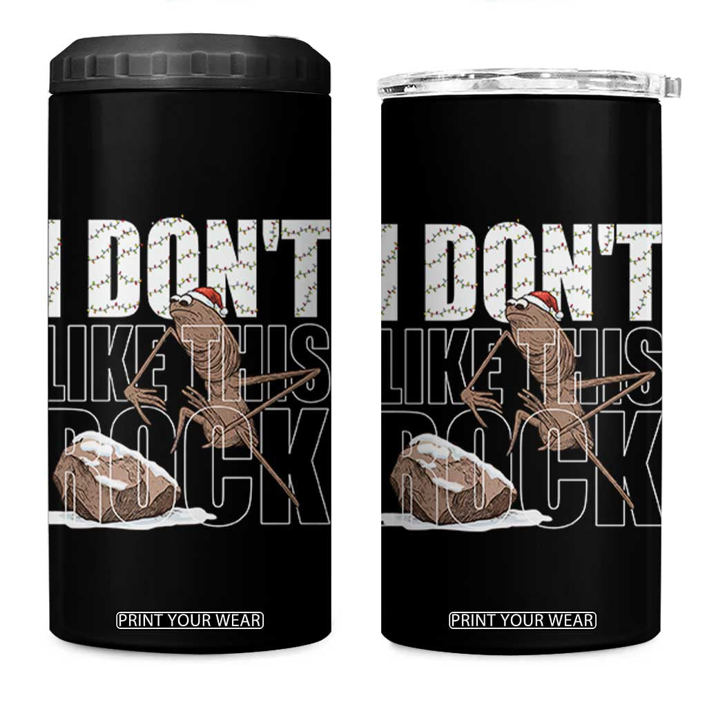 Marcus The Worm Christmas Meme 4 in 1 Can Cooler Tumbler Funny Brain Rot Gen Z TS14 One Size: 16 oz Black Print Your Wear