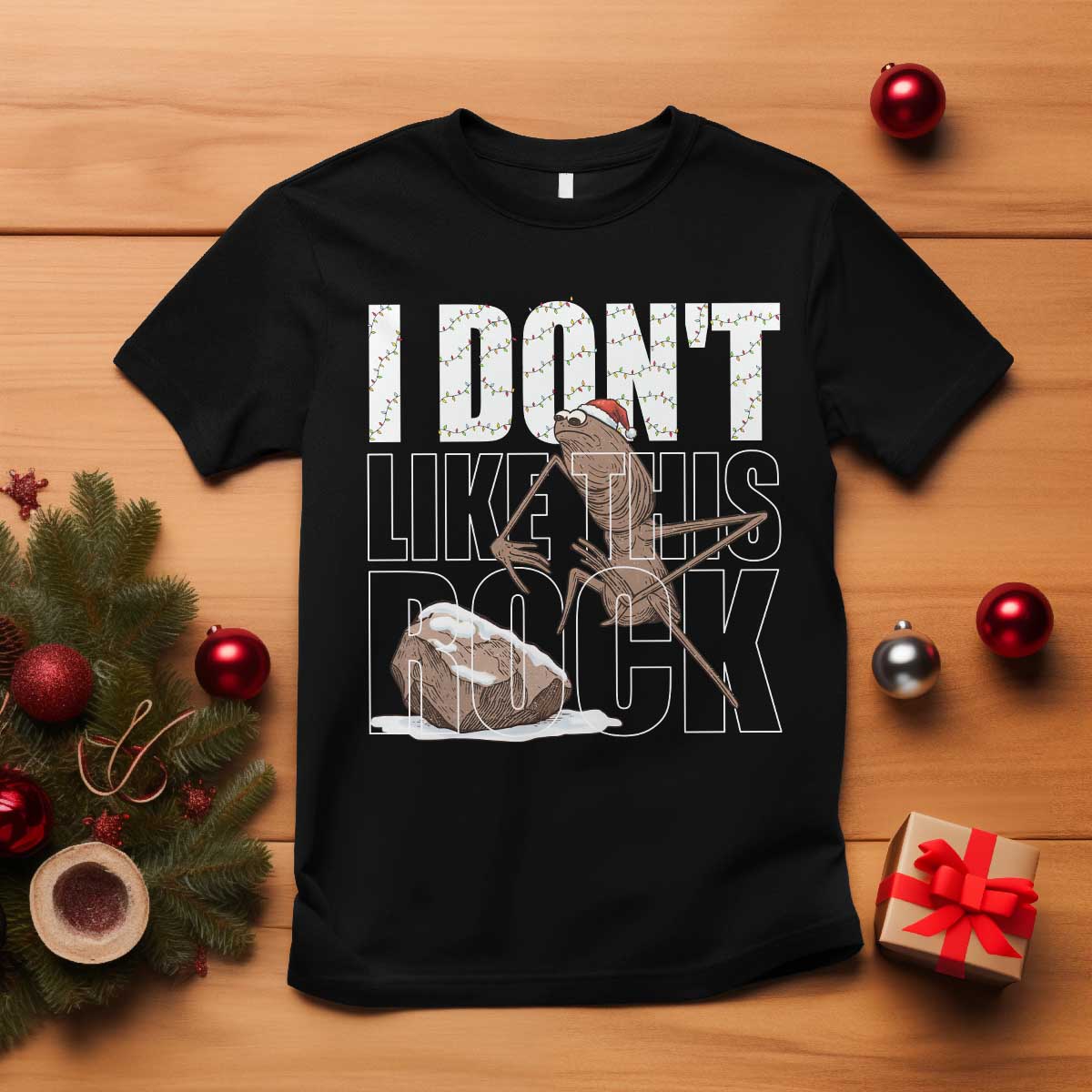 Marcus The Worm Christmas Meme T Shirt Funny Brain Rot Gen Z TS14 Black Print Your Wear