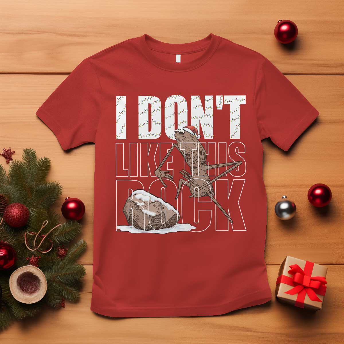 Marcus The Worm Christmas Meme T Shirt Funny Brain Rot Gen Z TS14 Red Print Your Wear