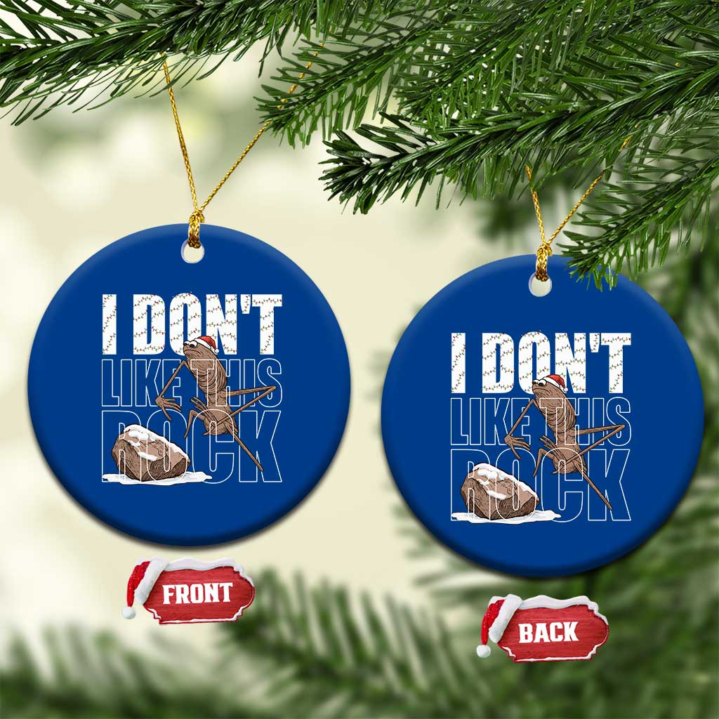 Marcus The Worm Christmas Meme Ceramic Ornament Funny Brain Rot Gen Z TS14 1pc Blue Print Your Wear