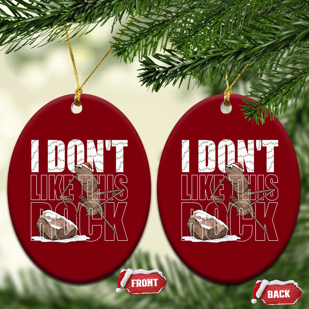 Marcus The Worm Christmas Meme Ceramic Ornament Funny Brain Rot Gen Z TS14 Print Your Wear