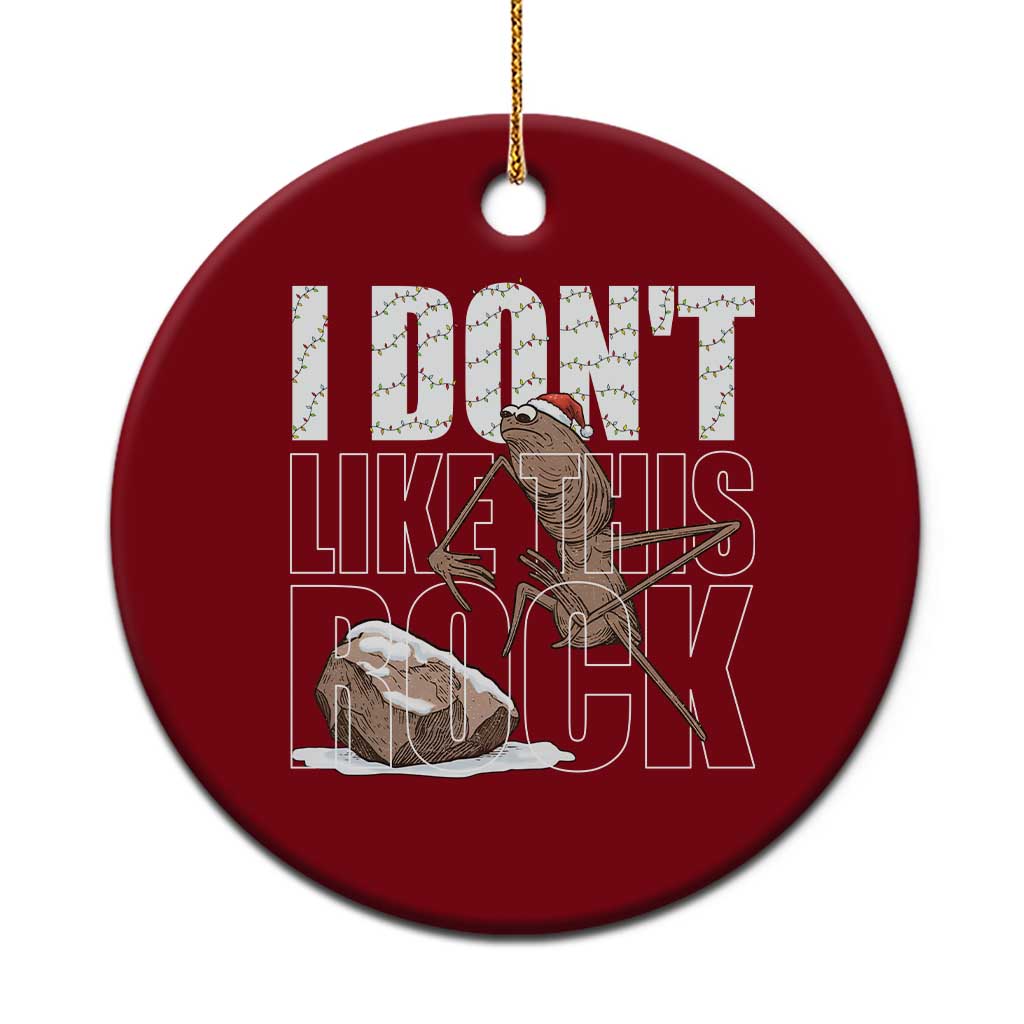 Marcus The Worm Christmas Meme Ceramic Ornament Funny Brain Rot Gen Z TS14 1pc Red Print Your Wear