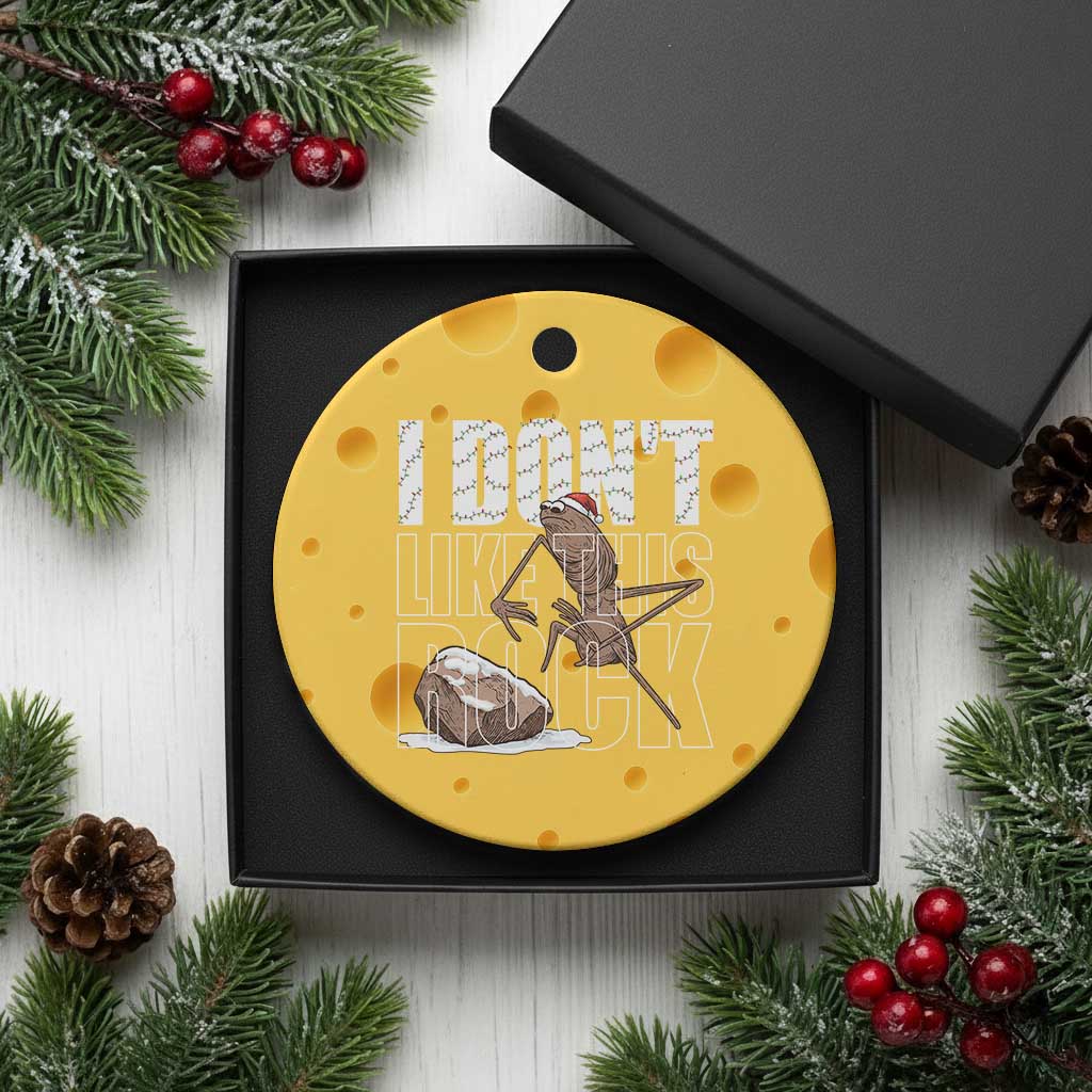 Marcus The Worm Christmas Meme Ceramic Ornament Funny Brain Rot Gen Z TS14 1pc Yellow Cheese Print Your Wear