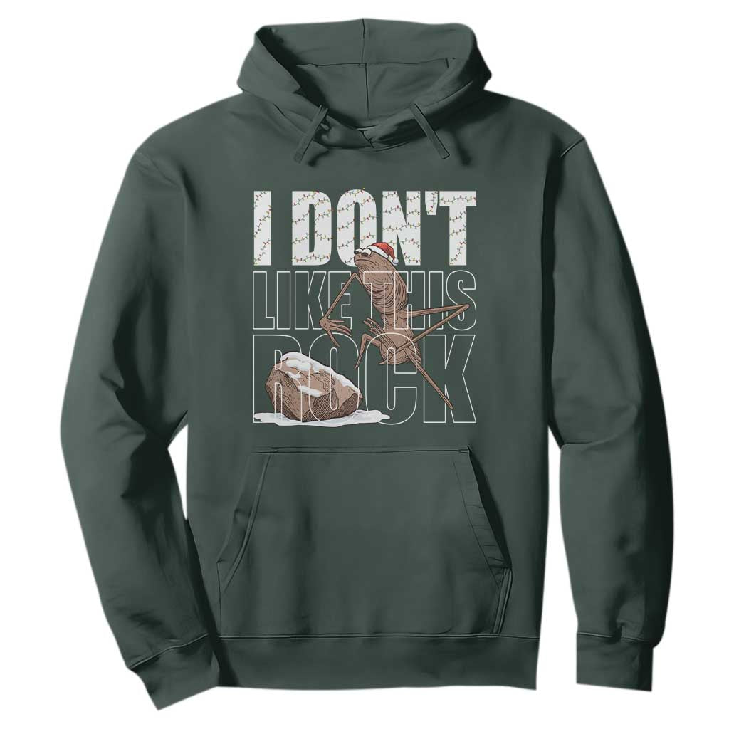 Marcus The Worm Christmas Meme Hoodie Funny Brain Rot Gen Z TS14 Dark Forest Green Print Your Wear