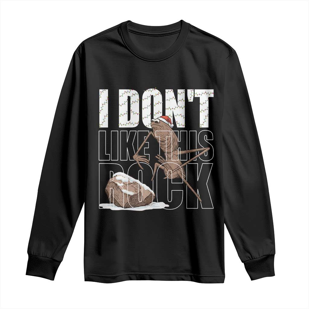 Marcus The Worm Christmas Meme Long Sleeve Shirt Funny Brain Rot Gen Z TS14 Black Print Your Wear