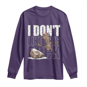 Marcus The Worm Christmas Meme Long Sleeve Shirt Funny Brain Rot Gen Z TS14 Purple Print Your Wear