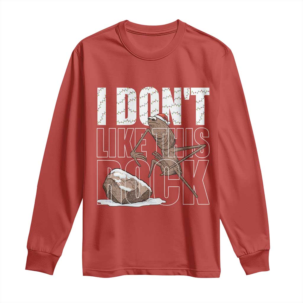 Marcus The Worm Christmas Meme Long Sleeve Shirt Funny Brain Rot Gen Z TS14 Red Print Your Wear