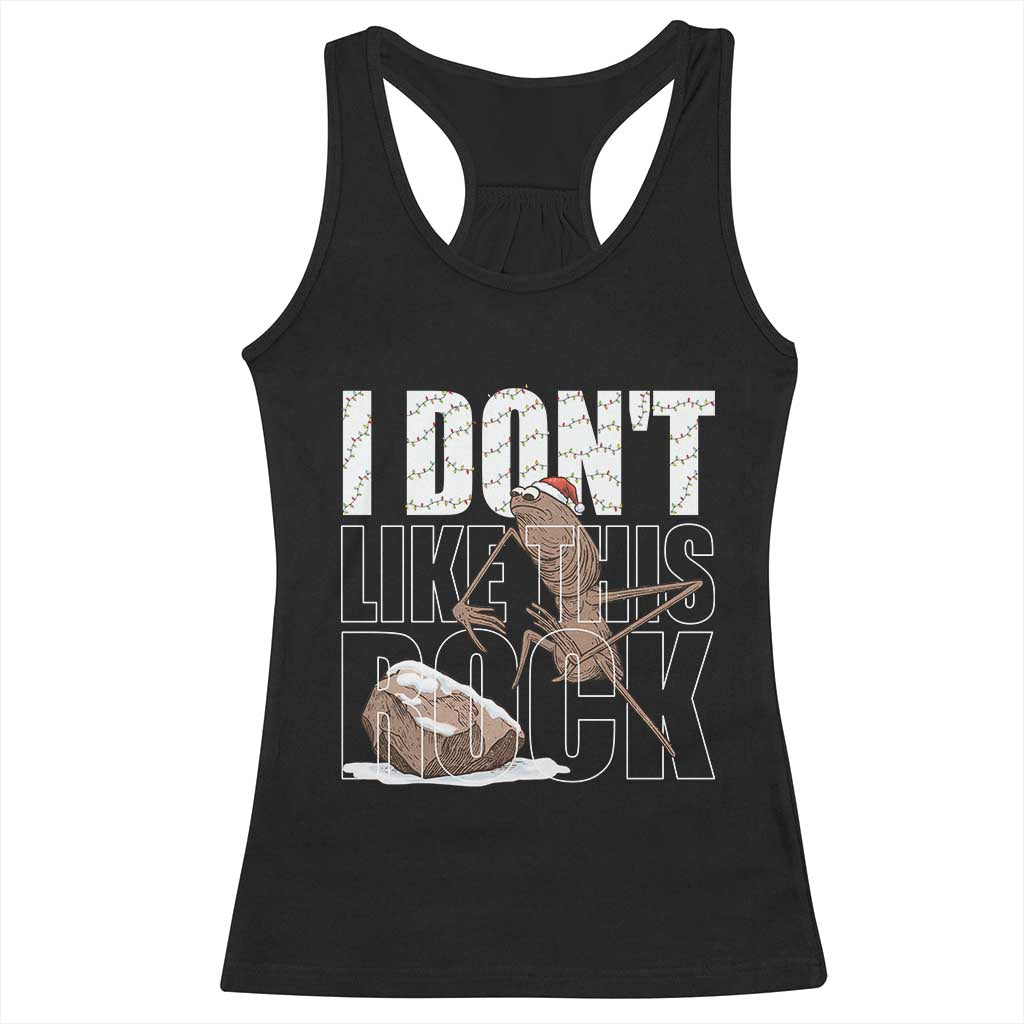 Marcus The Worm Christmas Meme Racerback Tank Top Funny Brain Rot Gen Z TS14 Black Print Your Wear