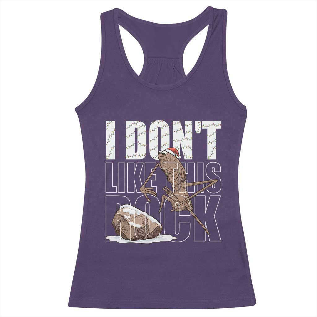 Marcus The Worm Christmas Meme Racerback Tank Top Funny Brain Rot Gen Z TS14 Purple Print Your Wear