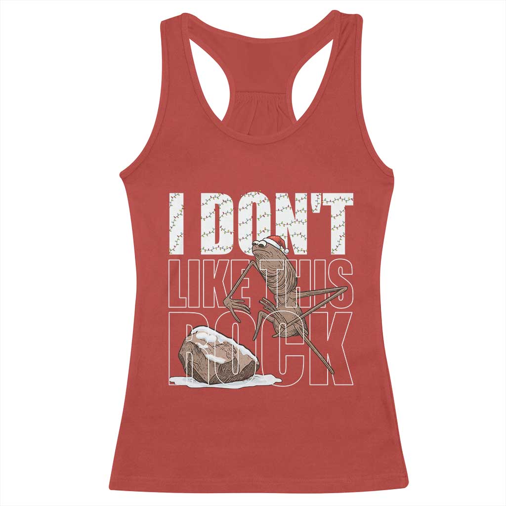 Marcus The Worm Christmas Meme Racerback Tank Top Funny Brain Rot Gen Z TS14 Red Print Your Wear