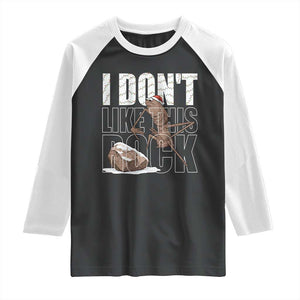 Marcus The Worm Christmas Meme Raglan Shirt Funny Brain Rot Gen Z TS14 Black White Print Your Wear