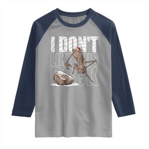 Marcus The Worm Christmas Meme Raglan Shirt Funny Brain Rot Gen Z TS14 Sport Gray Navy Print Your Wear