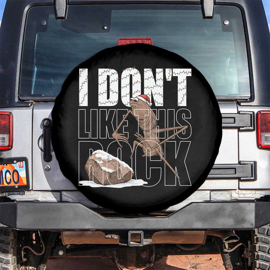 Marcus The Worm Christmas Meme Spare Tire Cover Funny Brain Rot Gen Z TS14 No hole Black Print Your Wear