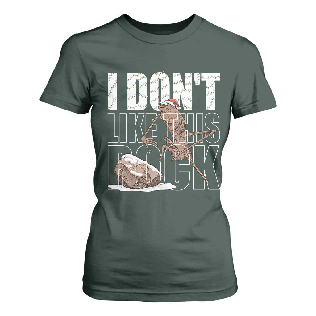 Marcus The Worm Christmas Meme T Shirt For Women Funny Brain Rot Gen Z TS14 Dark Forest Green Print Your Wear